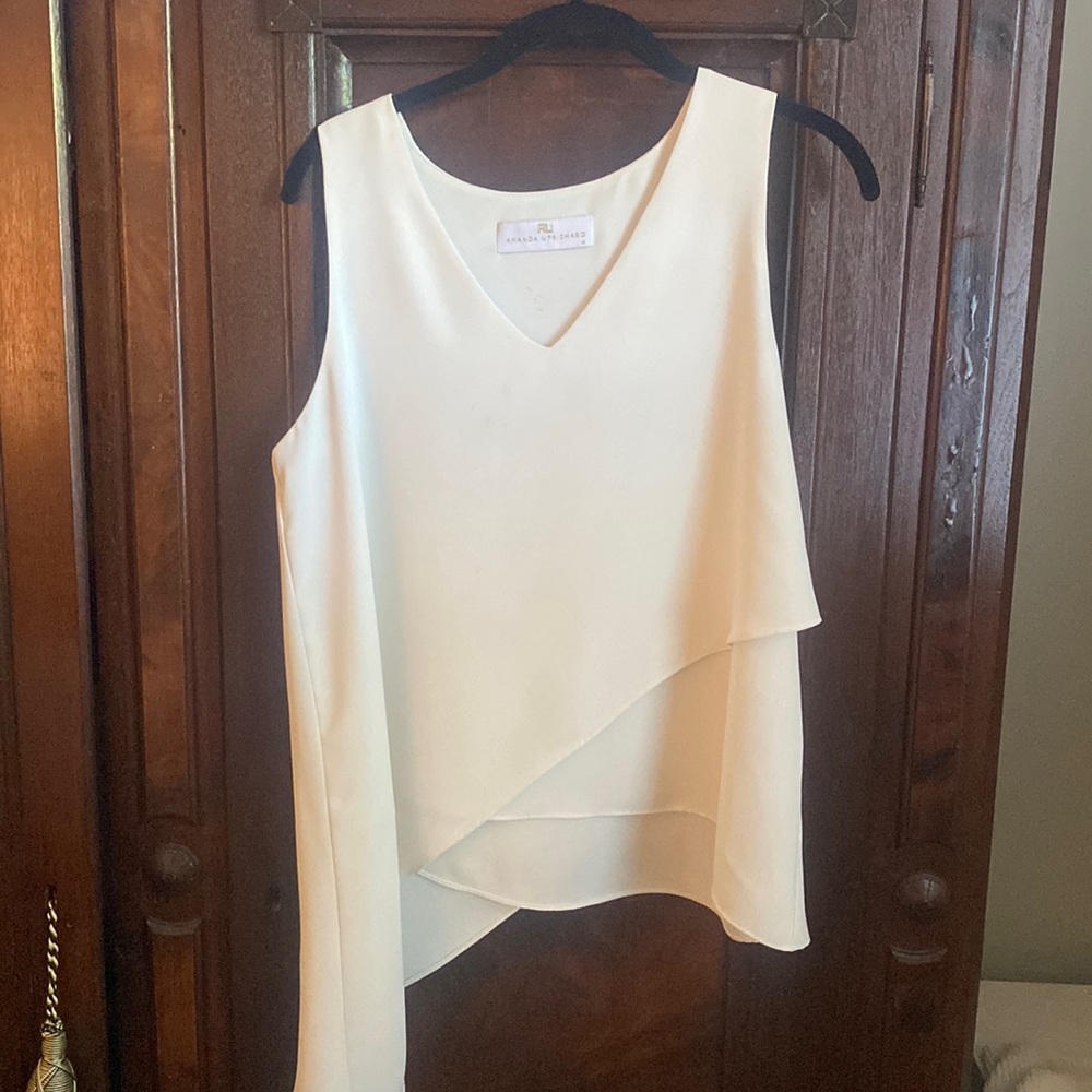 Amanda Uprichard White Blouse